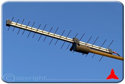 ARL470F860XZ  ITU-R DVB-T Antena logarítmica Radiovigilancia y Mediciones Antena log-periódica Radio monitoreo 470-860 MHz Protel