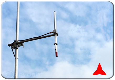 ARDCKM-D-13X antena dipolo Omnidirectional 150-300 MHz Protel