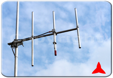 ARYCKM-C-37X BANDA ESTRECHA Antena direccional  3 elementos 150-300 MHz - Protel