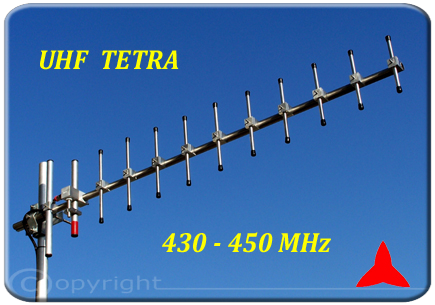 Protel Antena direccional yagi 12 elementos 430-450Mhz ARYCKM-E-1213XA4345