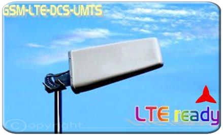 AR1031.1 Antena  logarítmica banda ancha alta ganancia, band 3g GSM-R umts  dcs gsm lte 4g 700 - 960 MHz 1710 - 2700 MHz