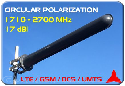 Antena AR1061 1710-2700 MHz Polarizzacion Circular - Protel