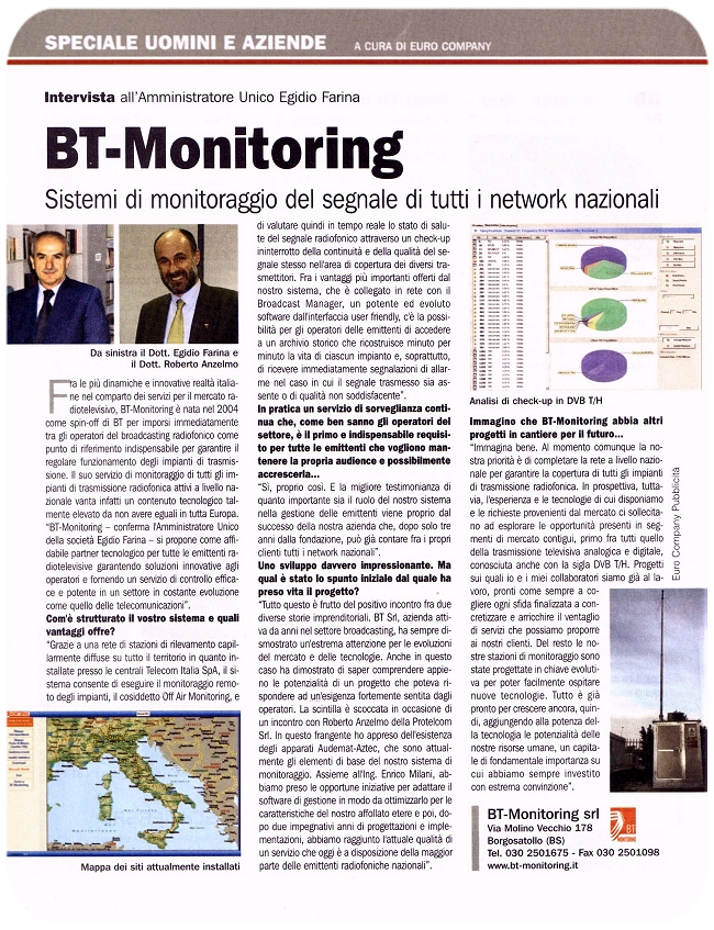Protel Press BT Monitoring  2007