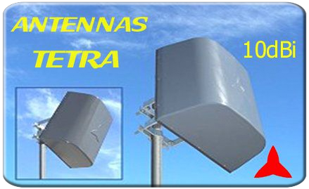 ARP400 Antena panel de banda ancha para uso civil, militar y TETRA 380 -600 MHz