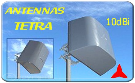 ARP400  Antena panel de la Banda Ancha para uso civiles, militares, y TETRA 380 -600 MHz