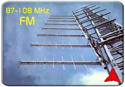 ARL0208 Antena FM periódica logarítmica 87.5 -108 MHz