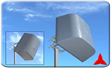 ARP400 Antena panel de banda ancha para uso civil, militar y TETRA 380 -600 MHz