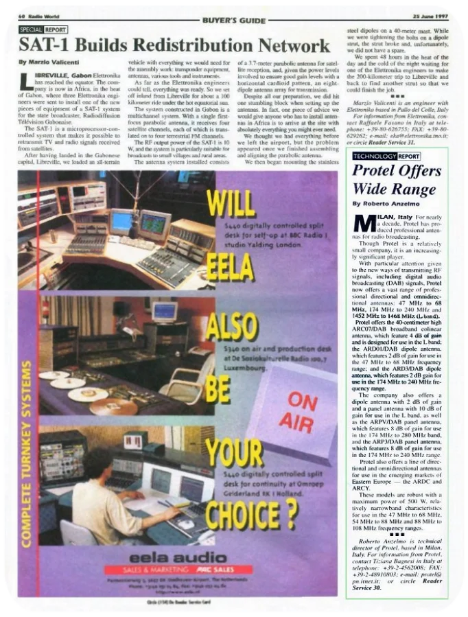 Protel Press Radio World Magazine  06-1997