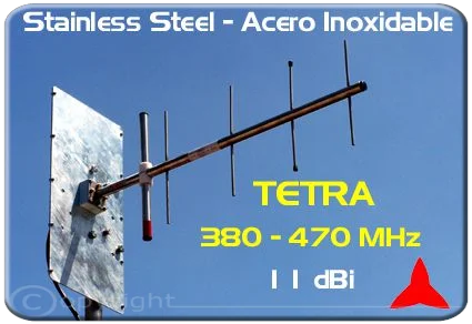 AR1047 Protel Antenas direccionales Tetra 11 dBi  380 ÷ 470 MHz